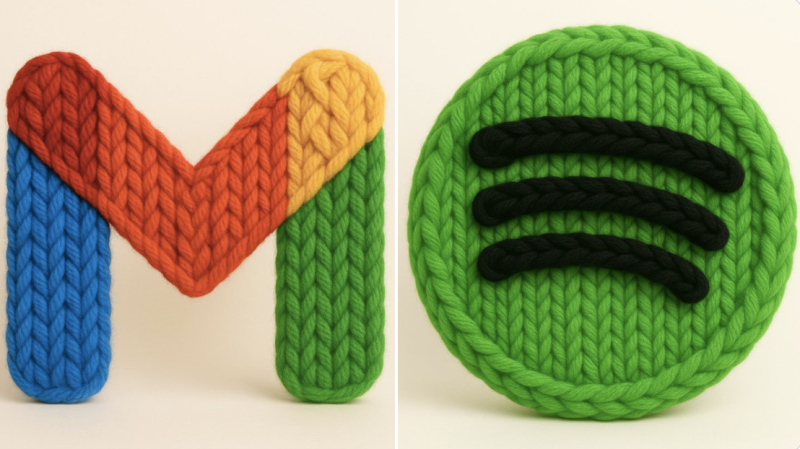 案例 57：手工毛线纹理-奈印-DOTNAI