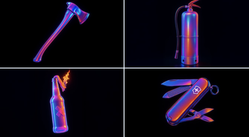 案例 66：霓虹灯风格工具-奈印-DOTNAI